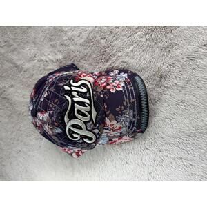 Robin Ruth Floral Paris Baseball Cap